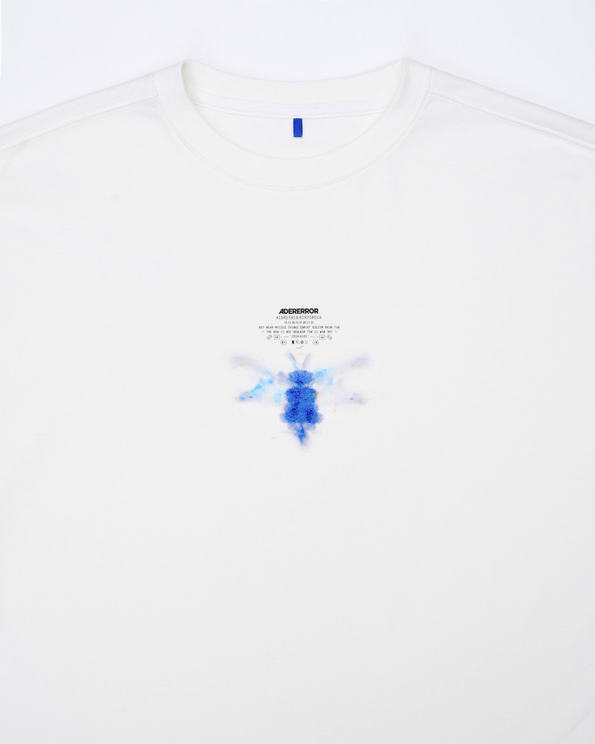 Ader Error - Blue bee decalcomanie t-shirt (Off white) product image 6 | TRAB K-Fashion Australia