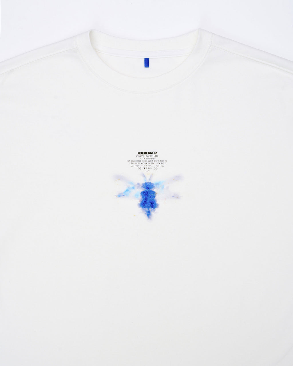 Ader Error - Blue bee decalcomanie t-shirt (Off white) product image 6 | TRAB K-Fashion Australia