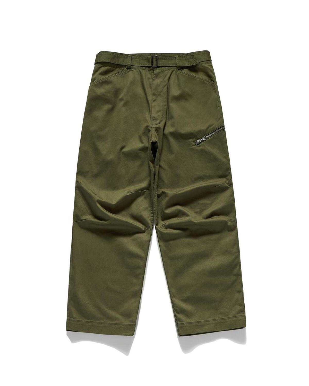 Eastlogue - Curve Knee Belted Pants (Olive) product image 5 | TRAB K-Fashion Australia