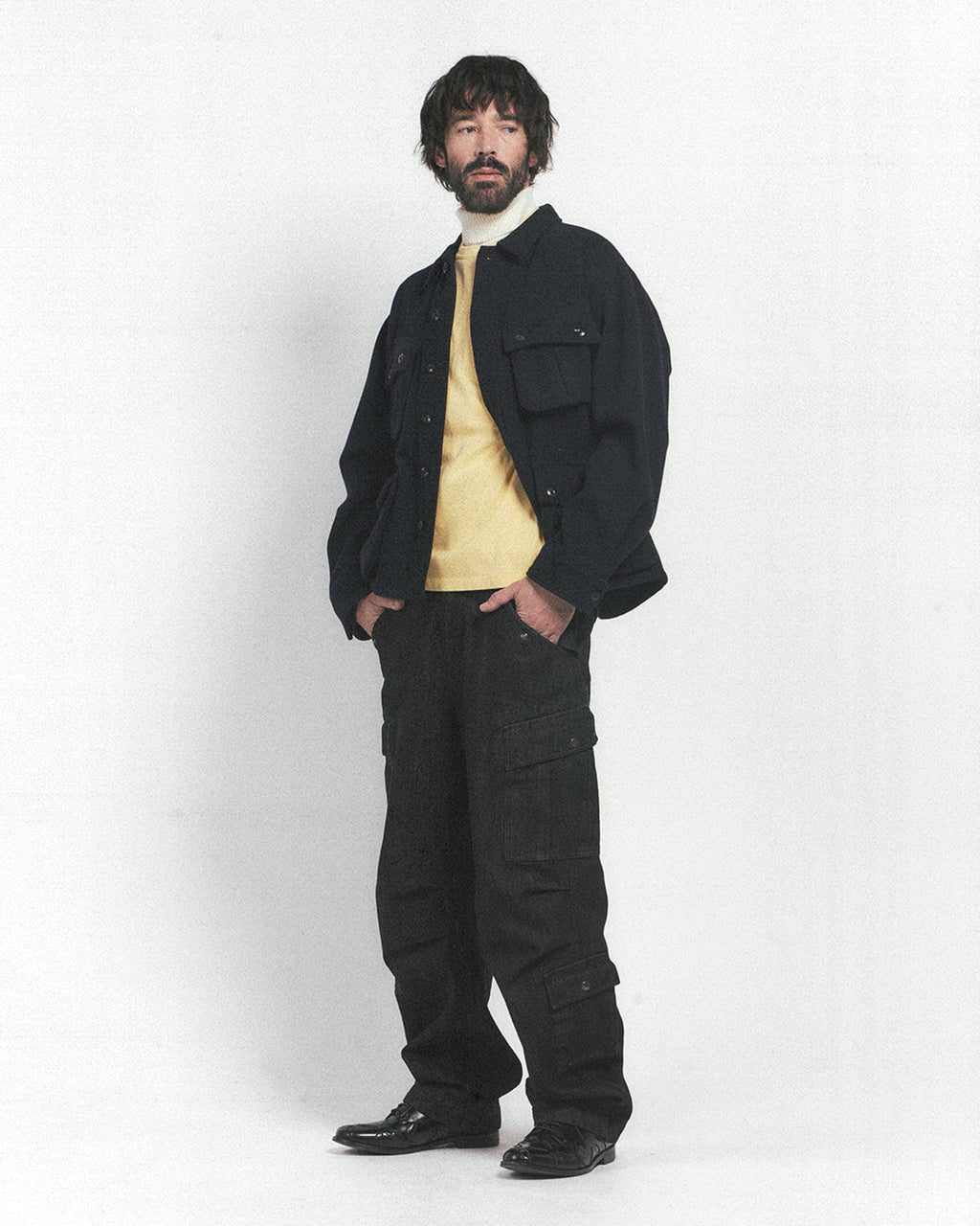 Eastlogue - Jungle Fatigue Jacket (D.navy Wool) product image 1 | TRAB K-Fashion Australia