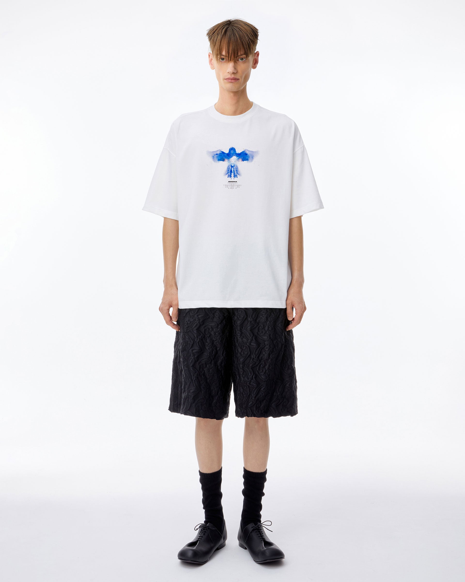 Ader Error - Blue bird decalcomanie t-shirt (Off white) product image 3 | TRAB K-Fashion Australia