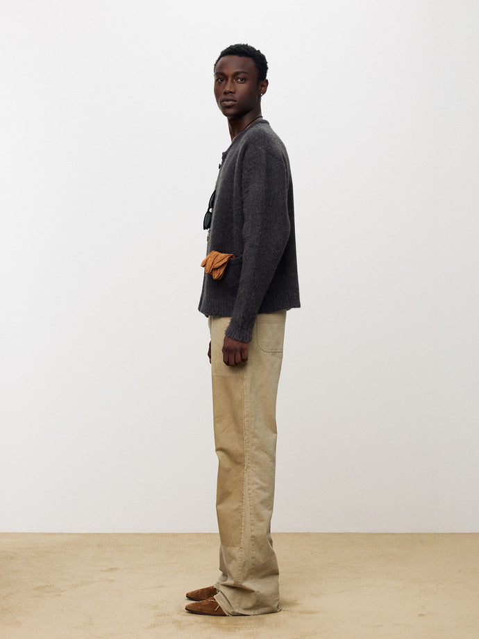 Tonywack - Vintage Effect Flared Carpenter Pants (Faded Beige) product image 3 | TRAB K-Fashion Australia