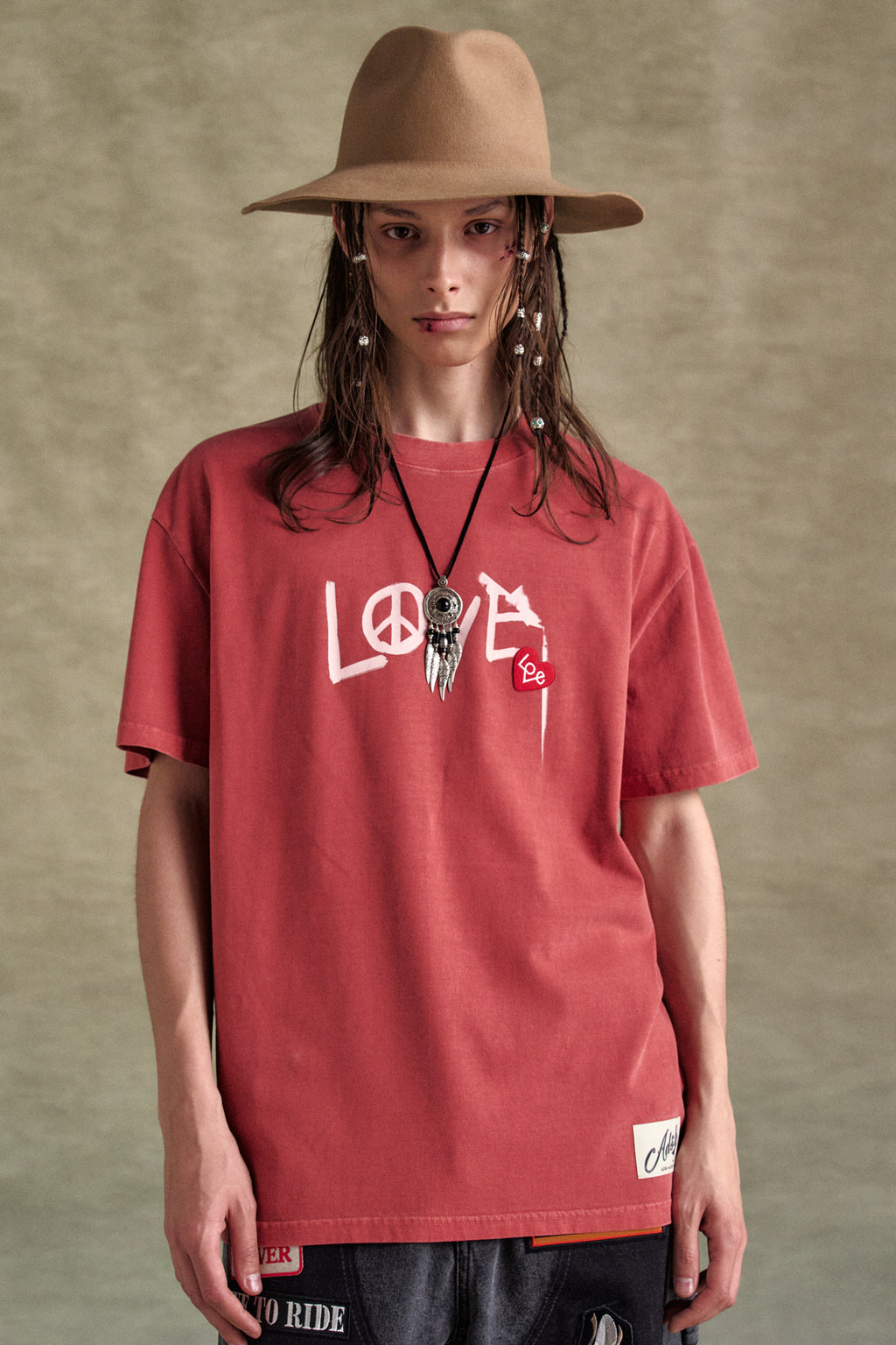 Andersson Bell - Unisex Love T-Shirt (Red) product image 8 | TRAB K-Fashion Australia