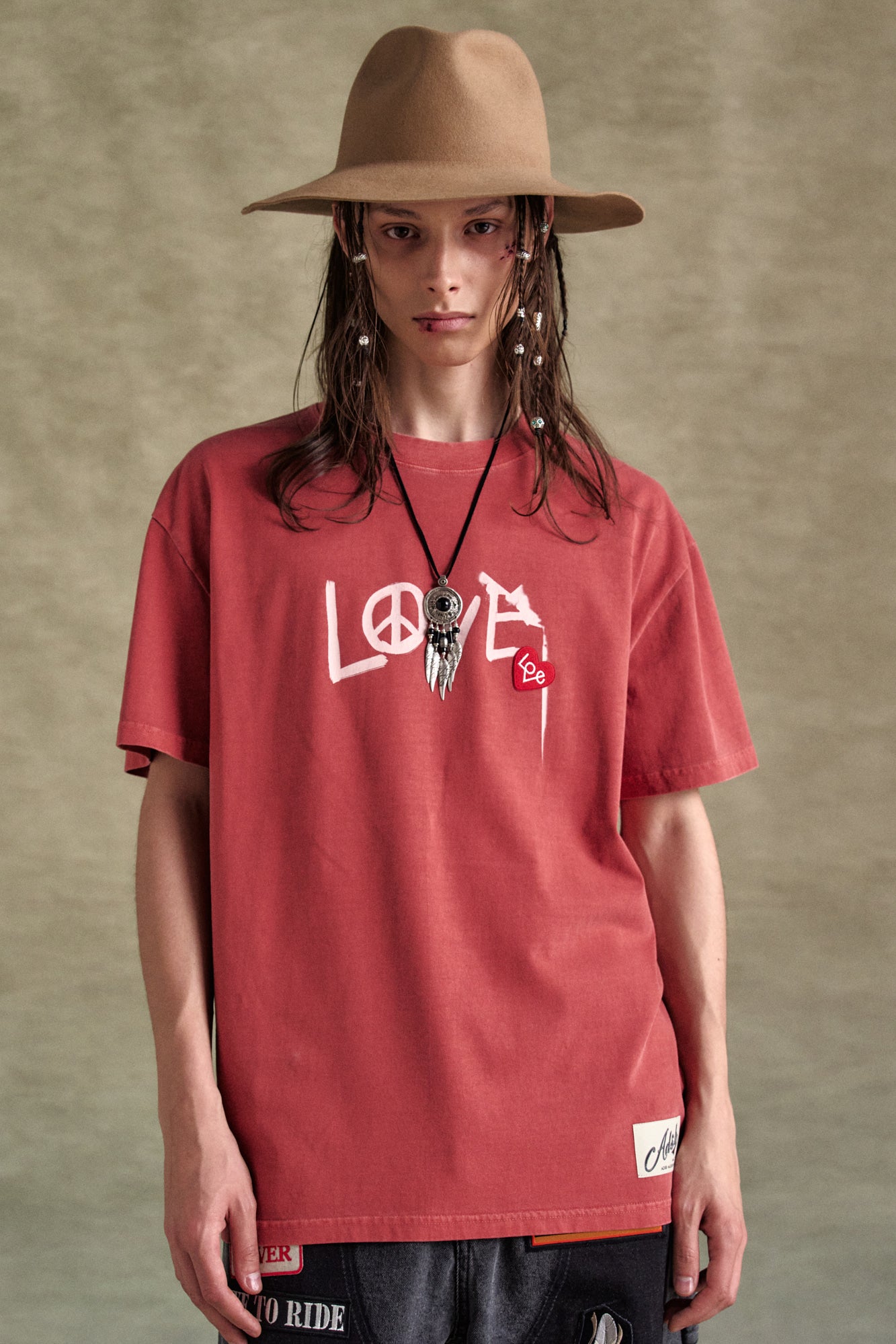 Andersson Bell - Unisex Love T-Shirt (Red) product image 8 | TRAB K-Fashion Australia