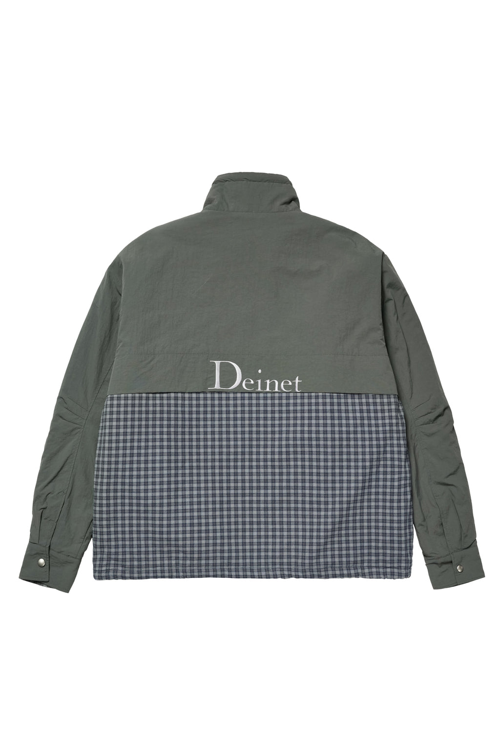 Deinet - Deinet Check Contrast Bomber Jacket (Charcoal) product image 13 | TRAB K-Fashion Australia