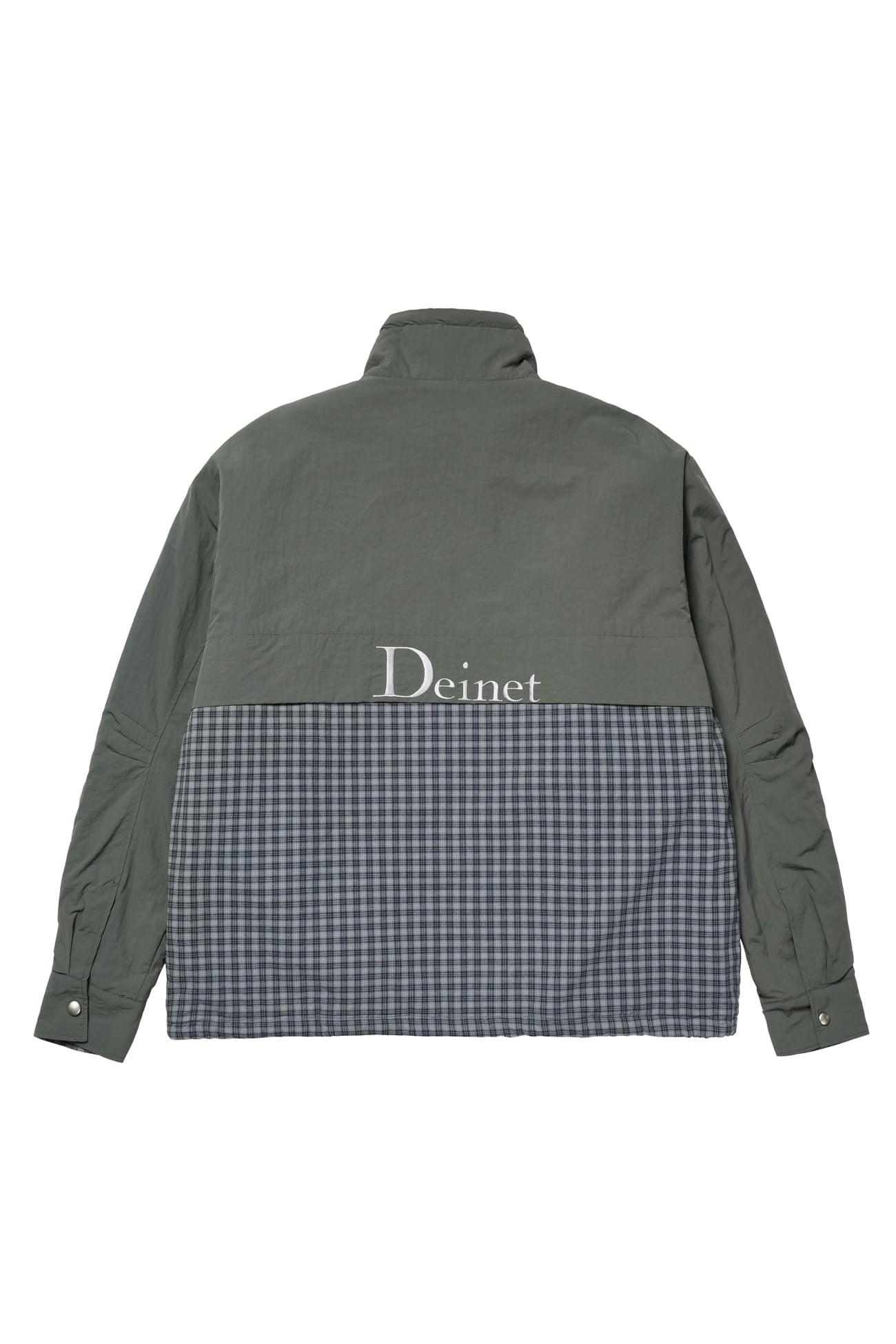 Deinet - Deinet Check Contrast Bomber Jacket (Charcoal) product image 13 | TRAB K-Fashion Australia