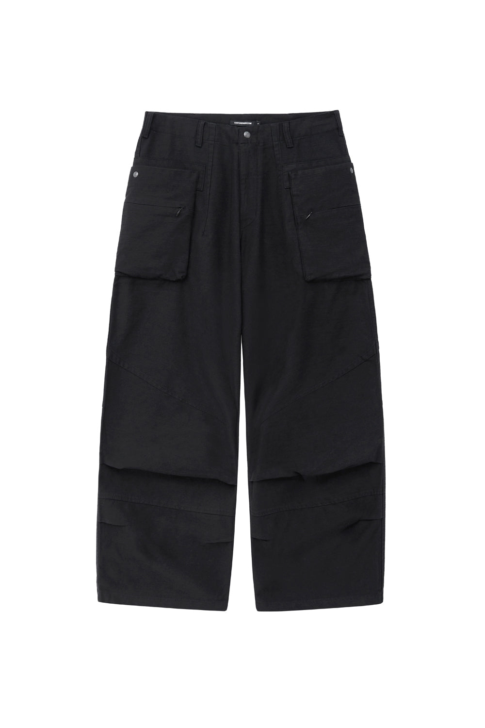 Hatchingroom - Big Cargo Pants V2 (Black) product image 1 | TRAB K-Fashion Australia