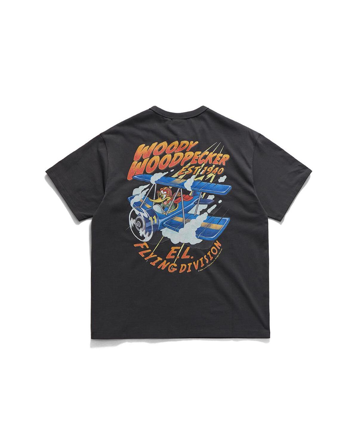 Eastlogue - Pilot Woody Comic T-shirt (Black) product image 1 | TRAB K-Fashion Australia