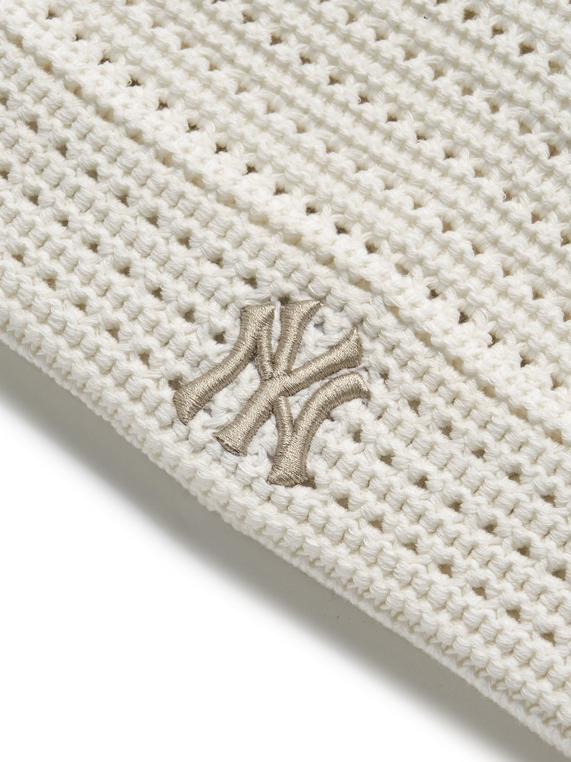 MLB Korea - MLB Summer Crochet Meow Beanie New York Yankees (Cream) product image 5 | TRAB K-Fashion Australia