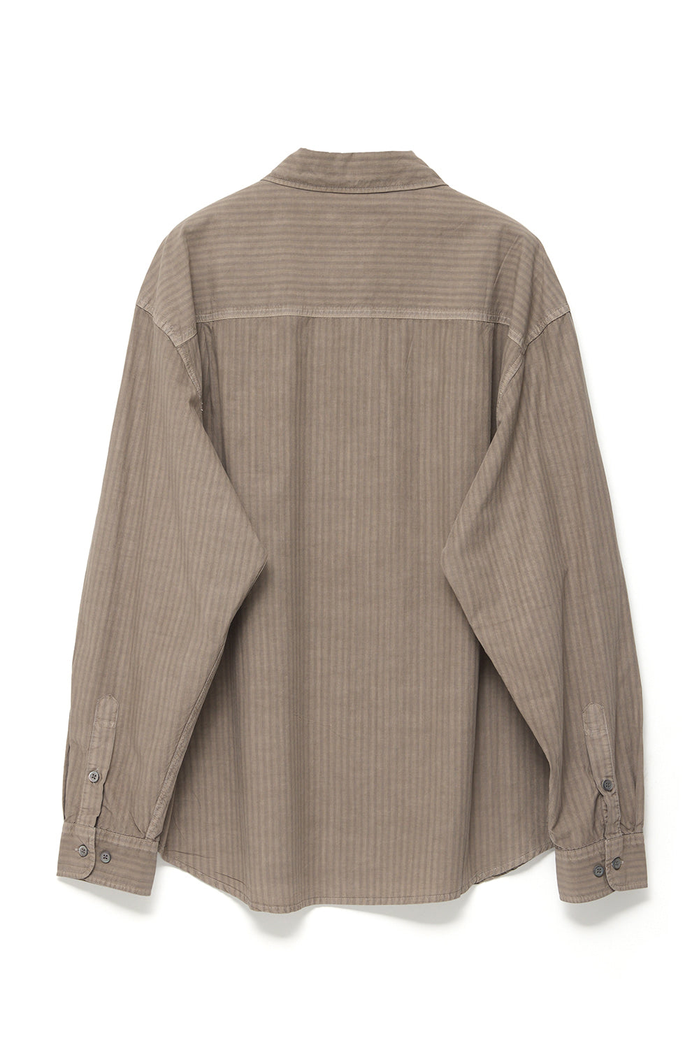 Hatchingroom - Shadow Stripe Shirt (Dusty Orange) product image 2 | TRAB K-Fashion Australia