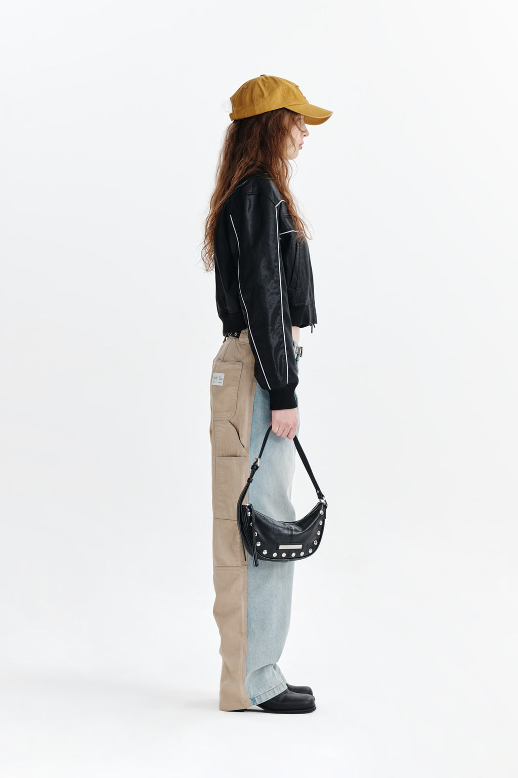 Matin Kim - Double Side Carpenter Denim Pants (Blue) product image 6 | TRAB K-Fashion Australia
