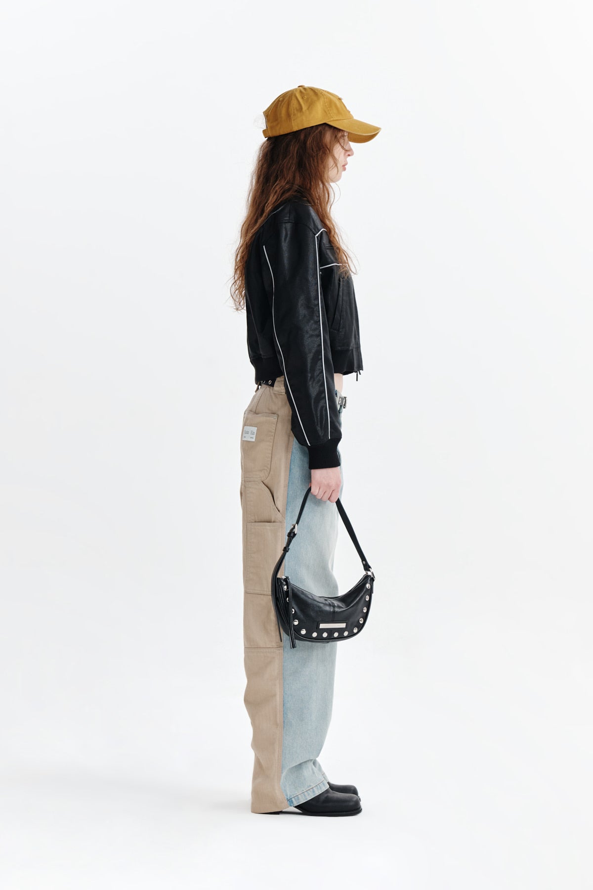 Matin Kim - Double Side Carpenter Denim Pants (Blue) product image 6 | TRAB K-Fashion Australia