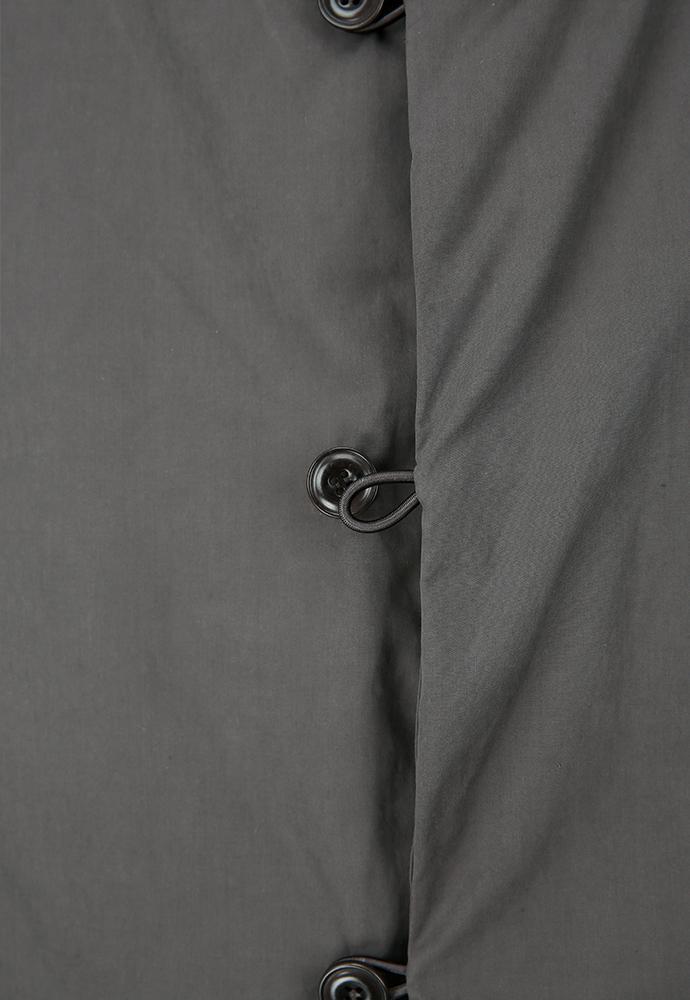 Art if acts - Shawl Collar Down Vest (Charcoal) product image 11 | TRAB K-Fashion Australia