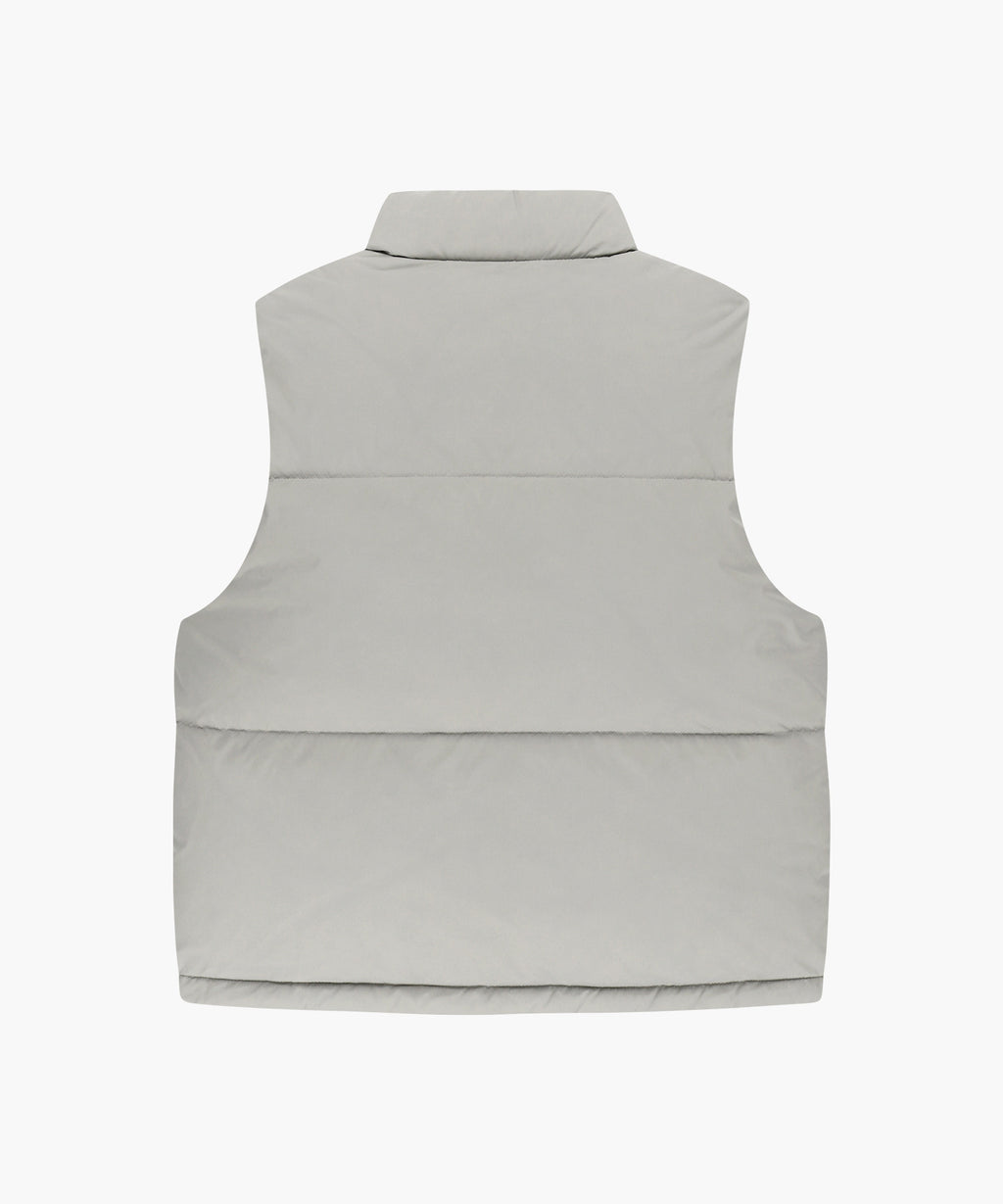 Marithe & Francois Girbaud - High Neck Down Vest (Light Gray) product image 6 | TRAB K-Fashion Australia