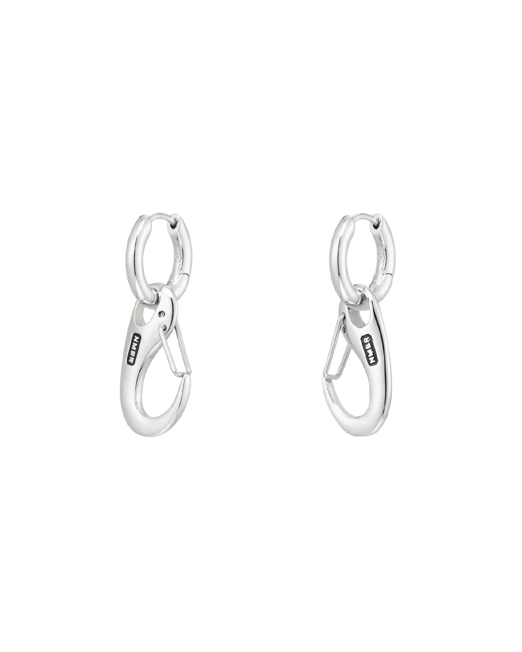 Numbering - Carabiner Hoop Earrings #5275 product image 3 | TRAB K-Fashion Australia