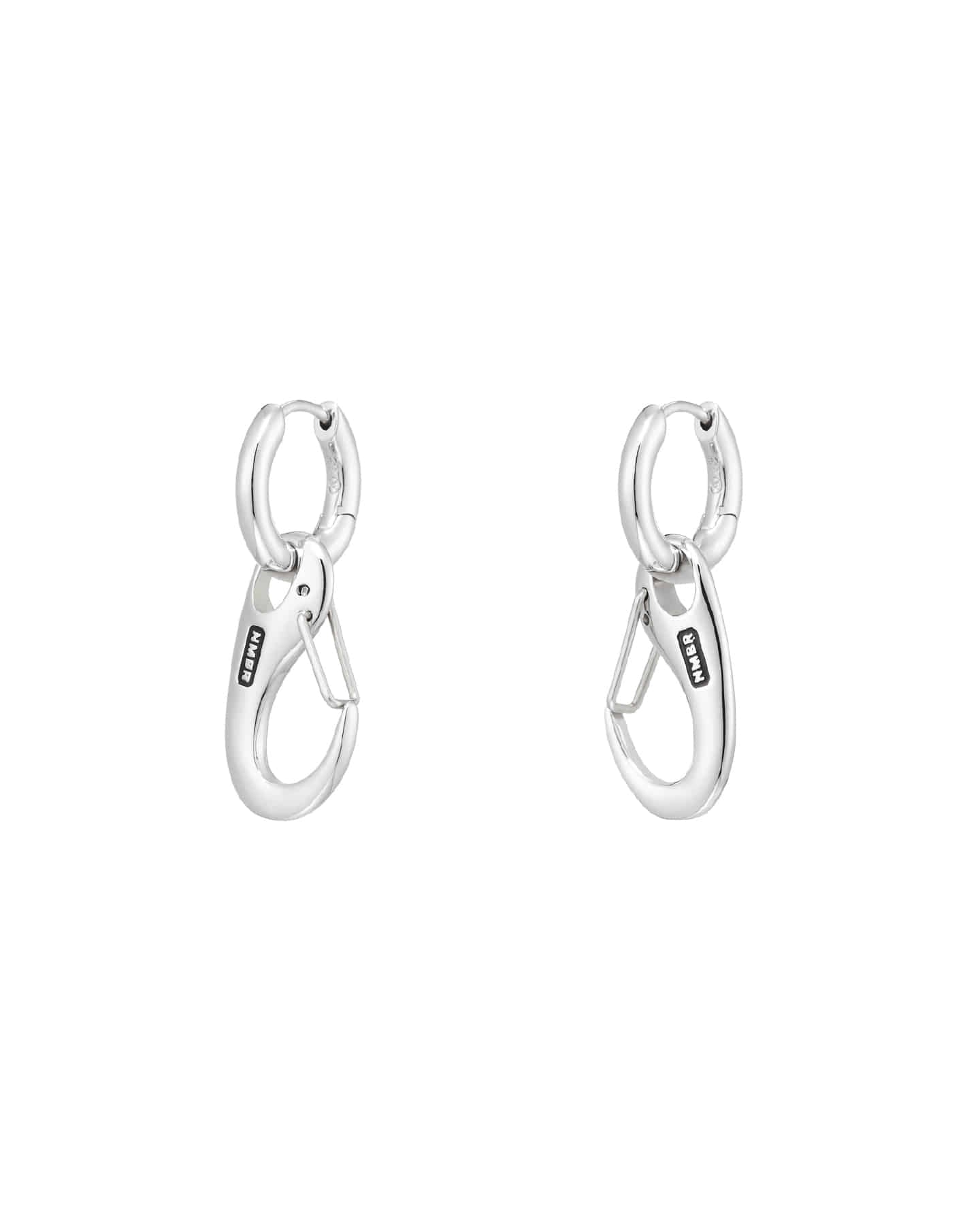 Numbering - Carabiner Hoop Earrings #5275 product image 3 | TRAB K-Fashion Australia