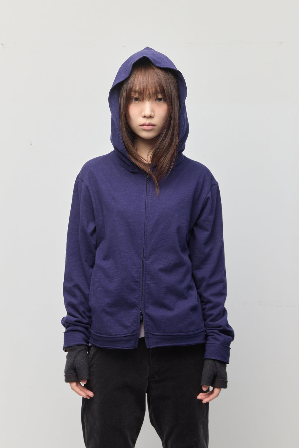 Hatchingroom - Rough Hoodie Slub (Dark Blue) product image 15 | TRAB K-Fashion Australia
