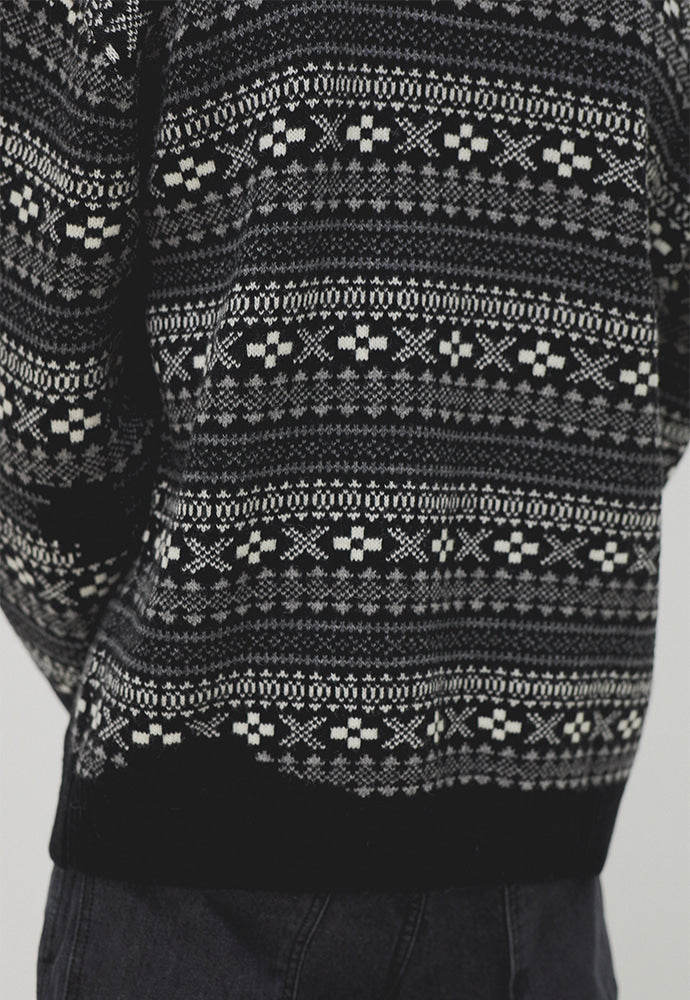 Tonywack - Flow Fair-Isle Sweater (Black) product image 4 | TRAB K-Fashion Australia