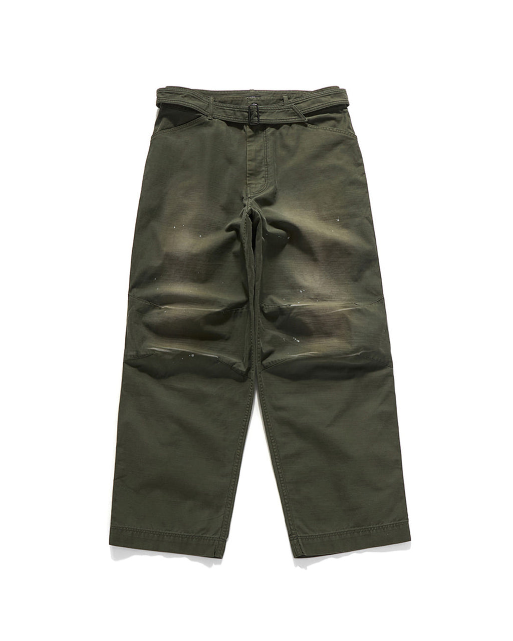 Eastlogue - Curve Knee Belted Pants (Painting Olive) product image 5 | TRAB K-Fashion Australia
