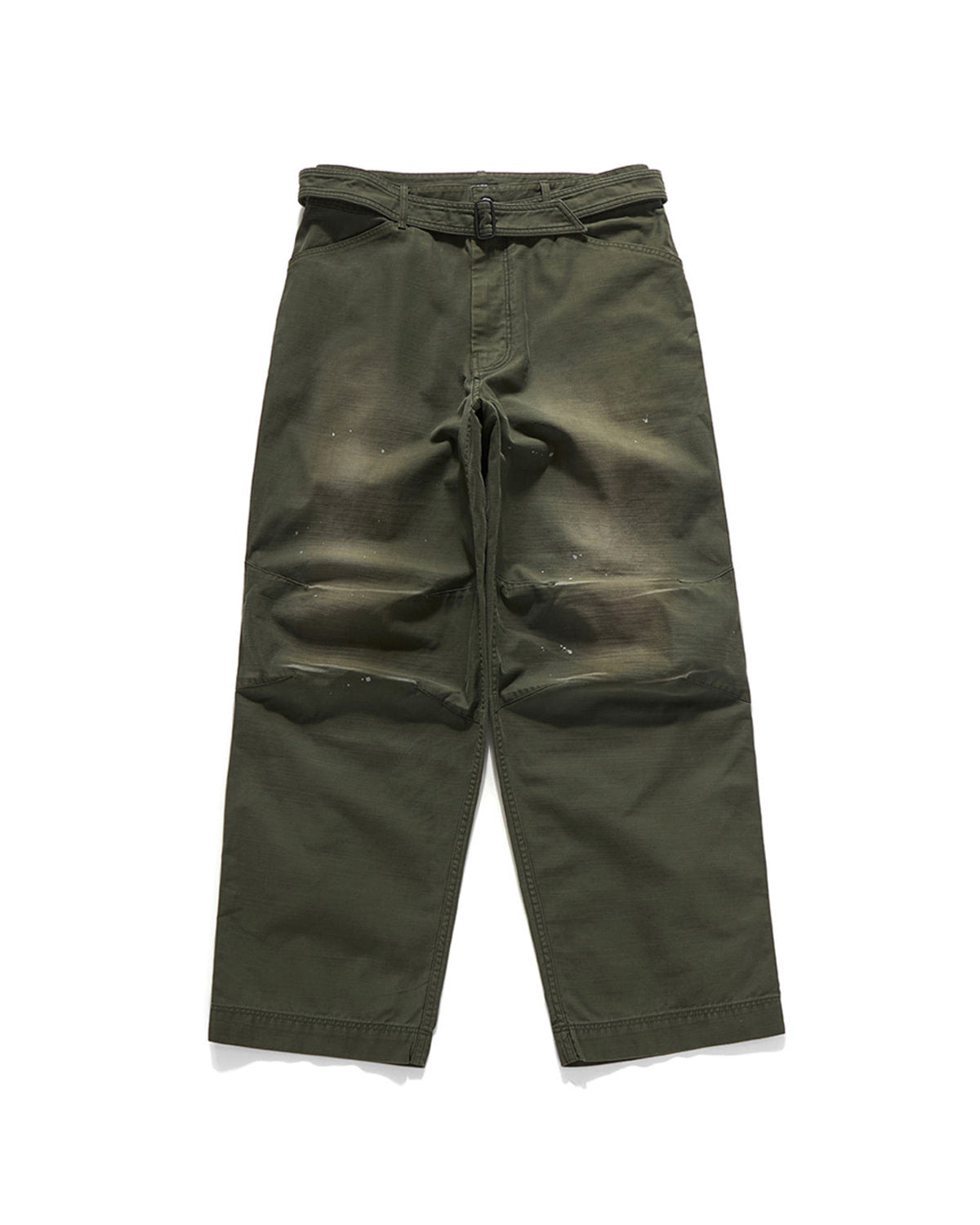 Eastlogue - Curve Knee Belted Pants (Painting Olive) product image 5 | TRAB K-Fashion Australia