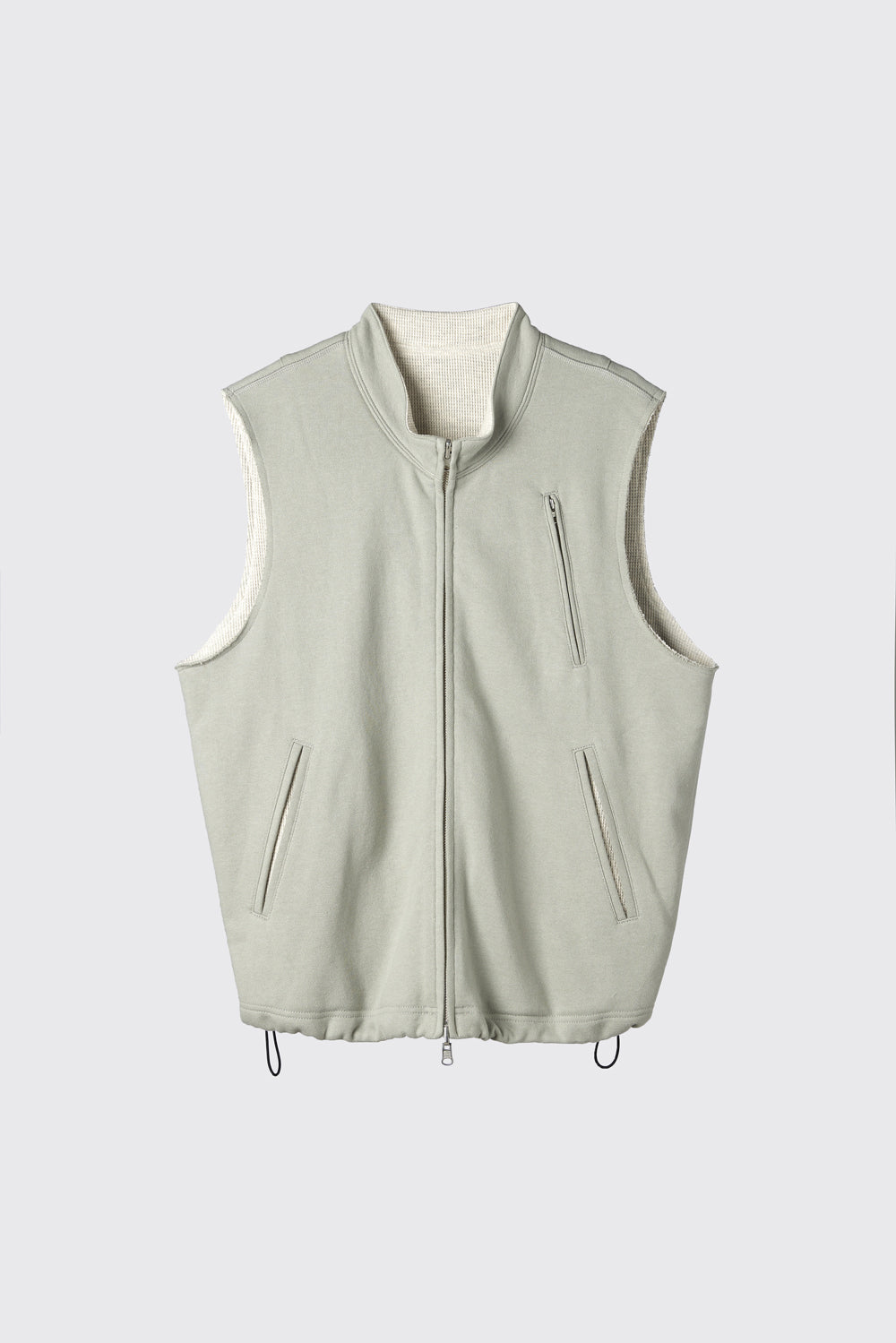 Hatchingroom - Reversible Jersey Vest Olive (Grey) product image 2 | TRAB K-Fashion Australia