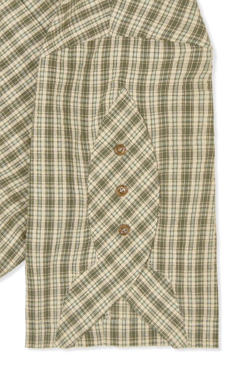 Ioedle - Rocket Slit Short Sleeve Shirt (Green) product image 1 | TRAB K-Fashion Australia