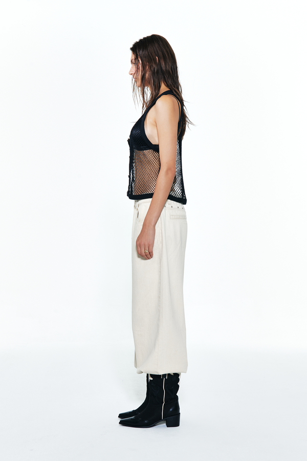 Deinet - Crochet Knit Vest (Black) product image 2 | TRAB K-Fashion Australia