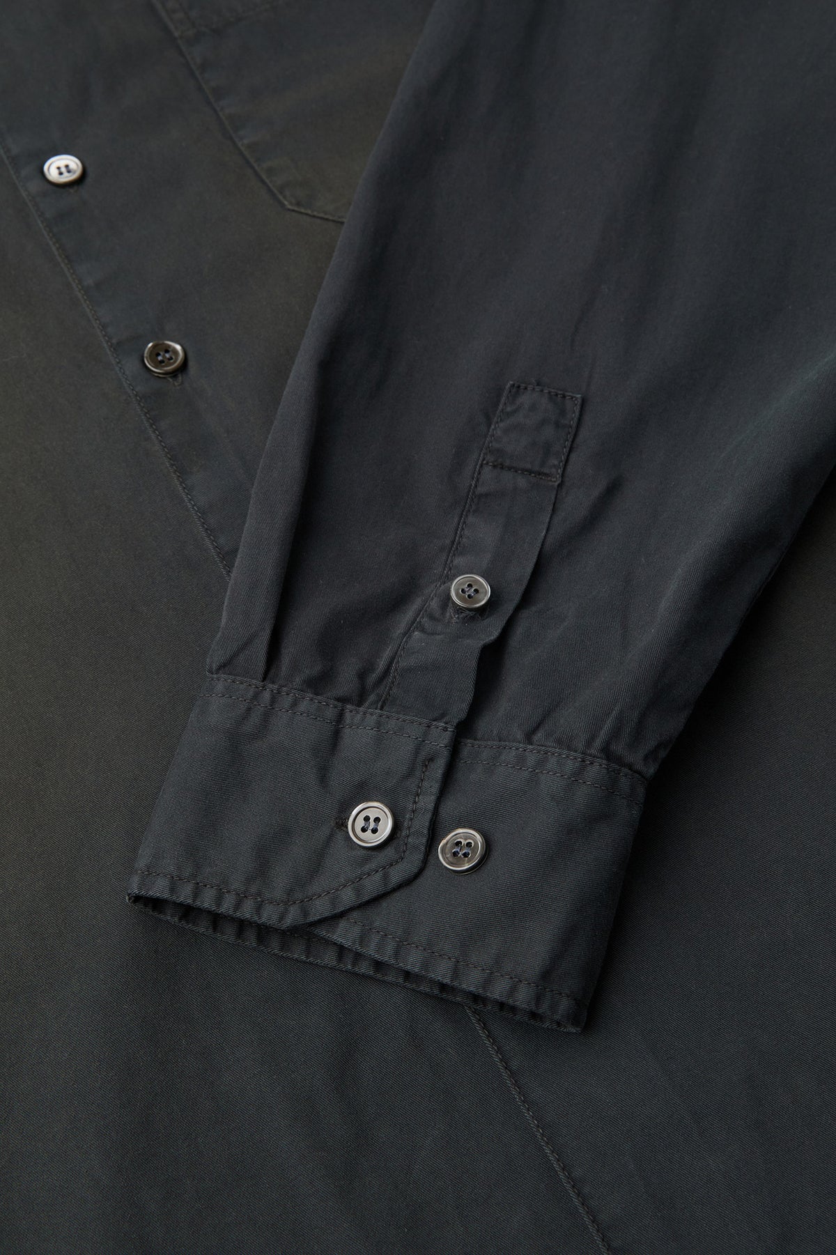 Coor - Washed Dyed Sun Faded Shirt (Washed Charcoal) product image 6 | TRAB K-Fashion Australia