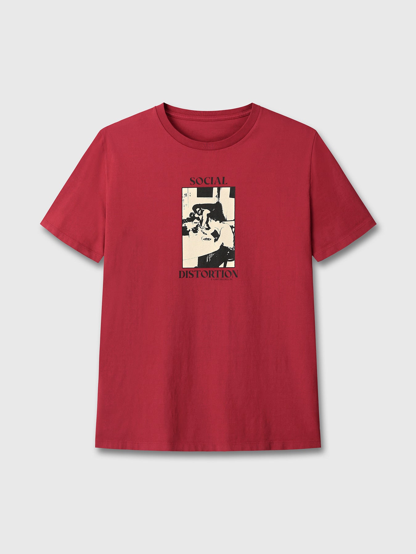 Tonywack - Social Distortion Garment Dyed T-Shirt (Red Pigment) product image 7 | TRAB K-Fashion Australia