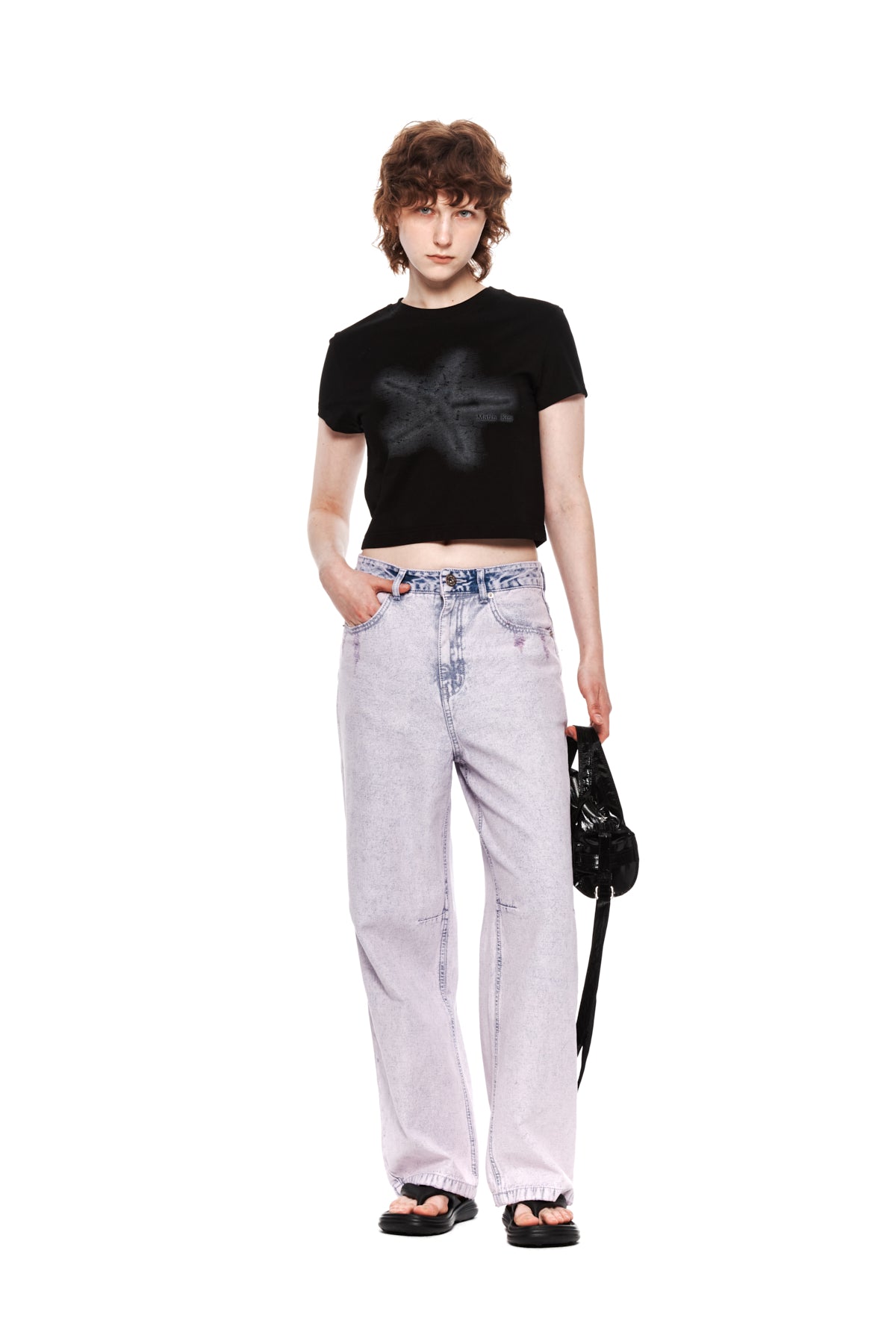 Matin Kim - Color Washed Denim Pants (Pink) product image 8 | TRAB K-Fashion Australia