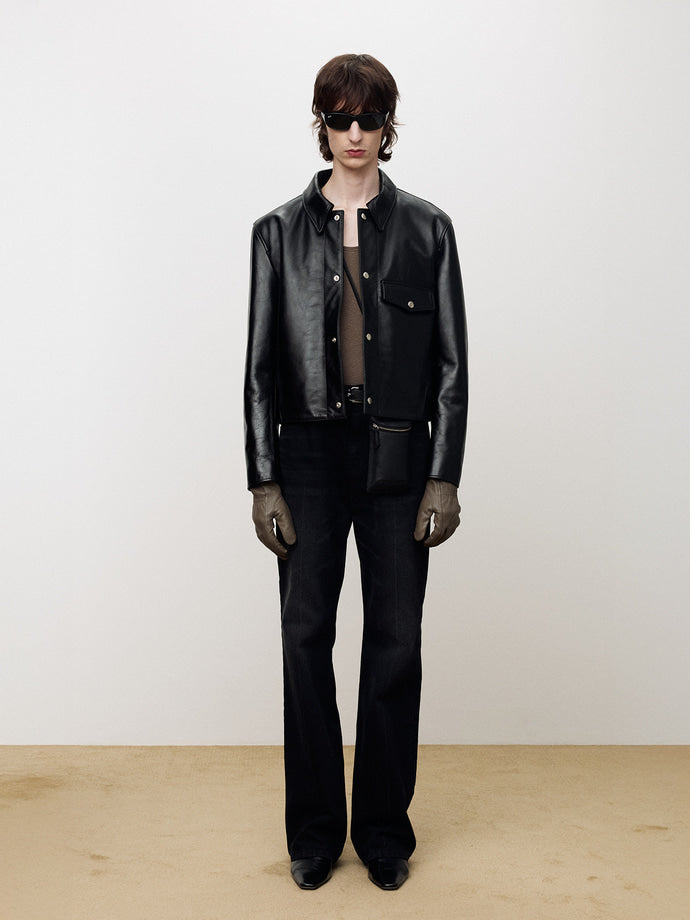 Tonywack - Flared-Leg Denim Jeans (Faded Black) product image 5 | TRAB K-Fashion Australia