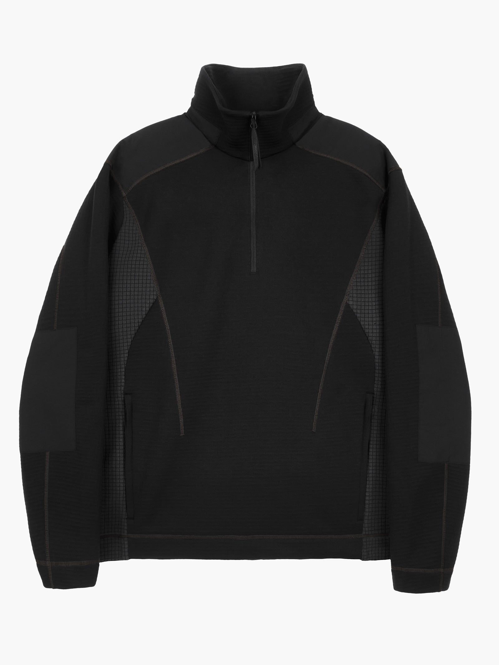 Jiyong Kim - Hooded Half Zip-Up (Black) product image 13 | TRAB K-Fashion Australia