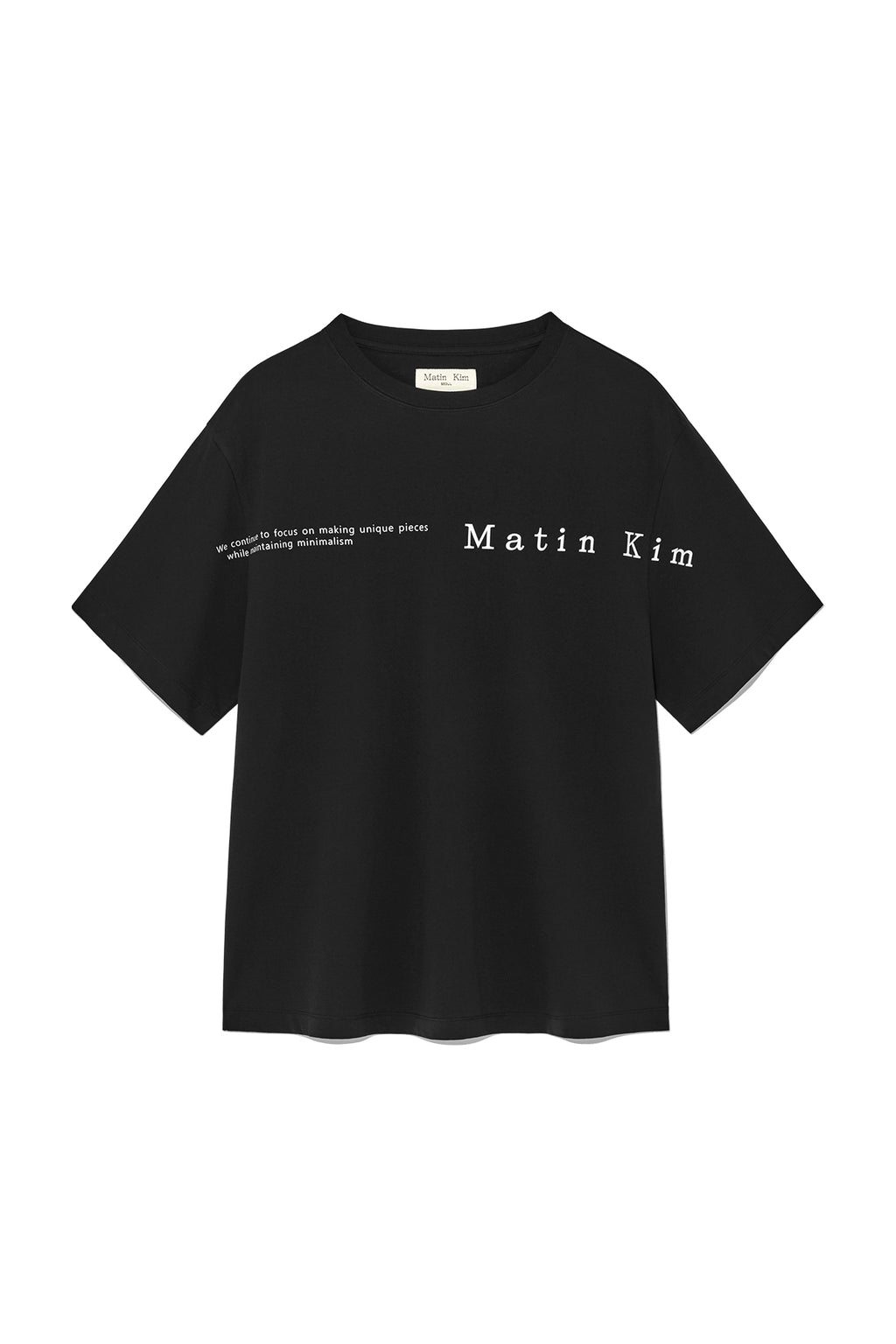 Matin Kim - Half Text Logo Top (Pink) product image 13 | TRAB K-Fashion Australia