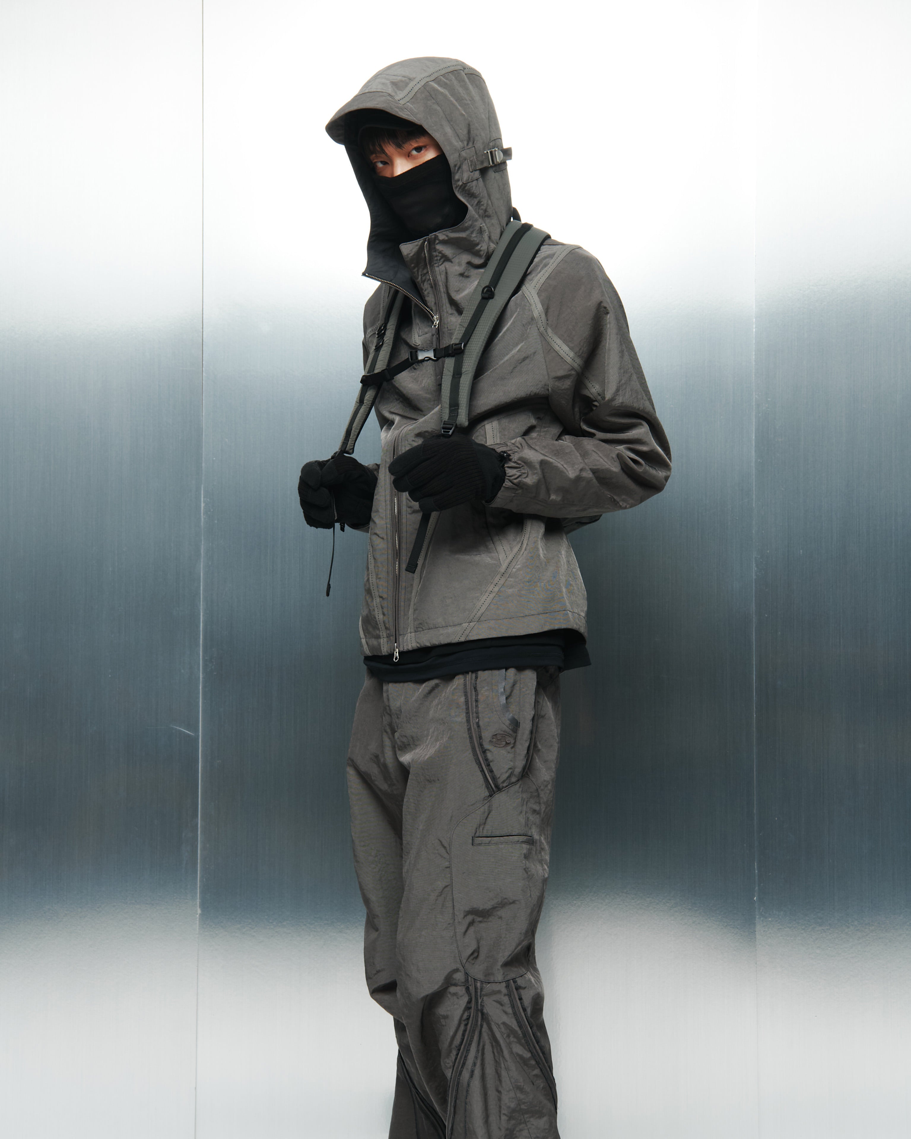 San San Gear - Laser Dot Backpack (Grey) product image 2 | TRAB K-Fashion Australia