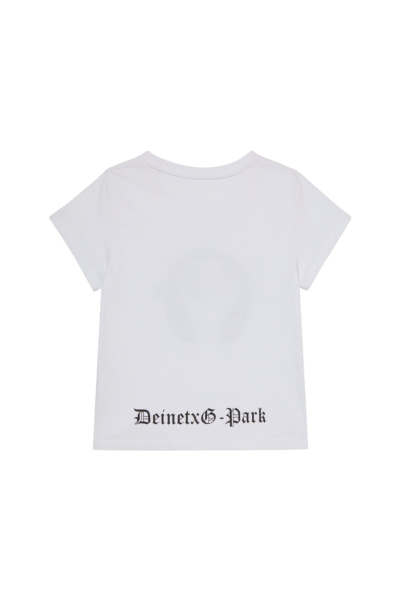 Deinet - Headset Basic T-Shirt (White) product image 2 | TRAB K-Fashion Australia