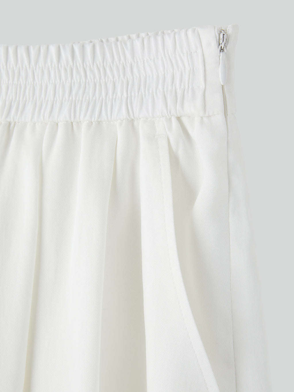 Recto - Banding Wide Culotte Pants (Ivory) product image 7 | TRAB K-Fashion Australia