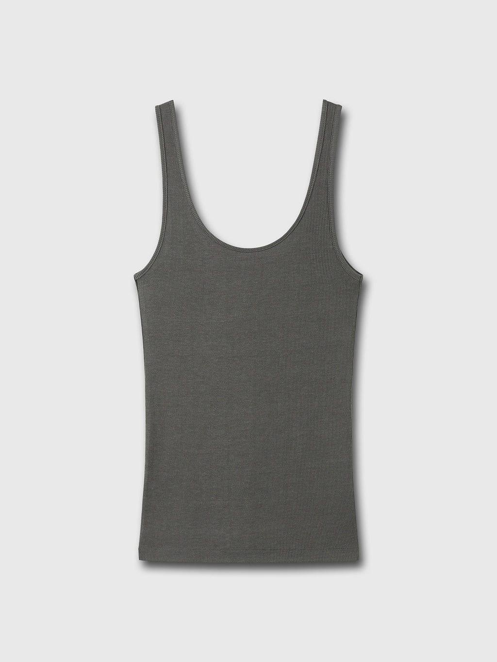 Tonywack - Tencel U-Neck Sleeveless (Olive Charcoal) product image 6 | TRAB K-Fashion Australia