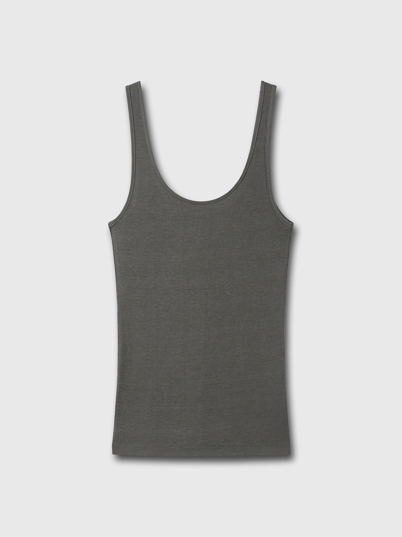 Tonywack - Tencel U-Neck Sleeveless (Olive Charcoal) product image 6 | TRAB K-Fashion Australia