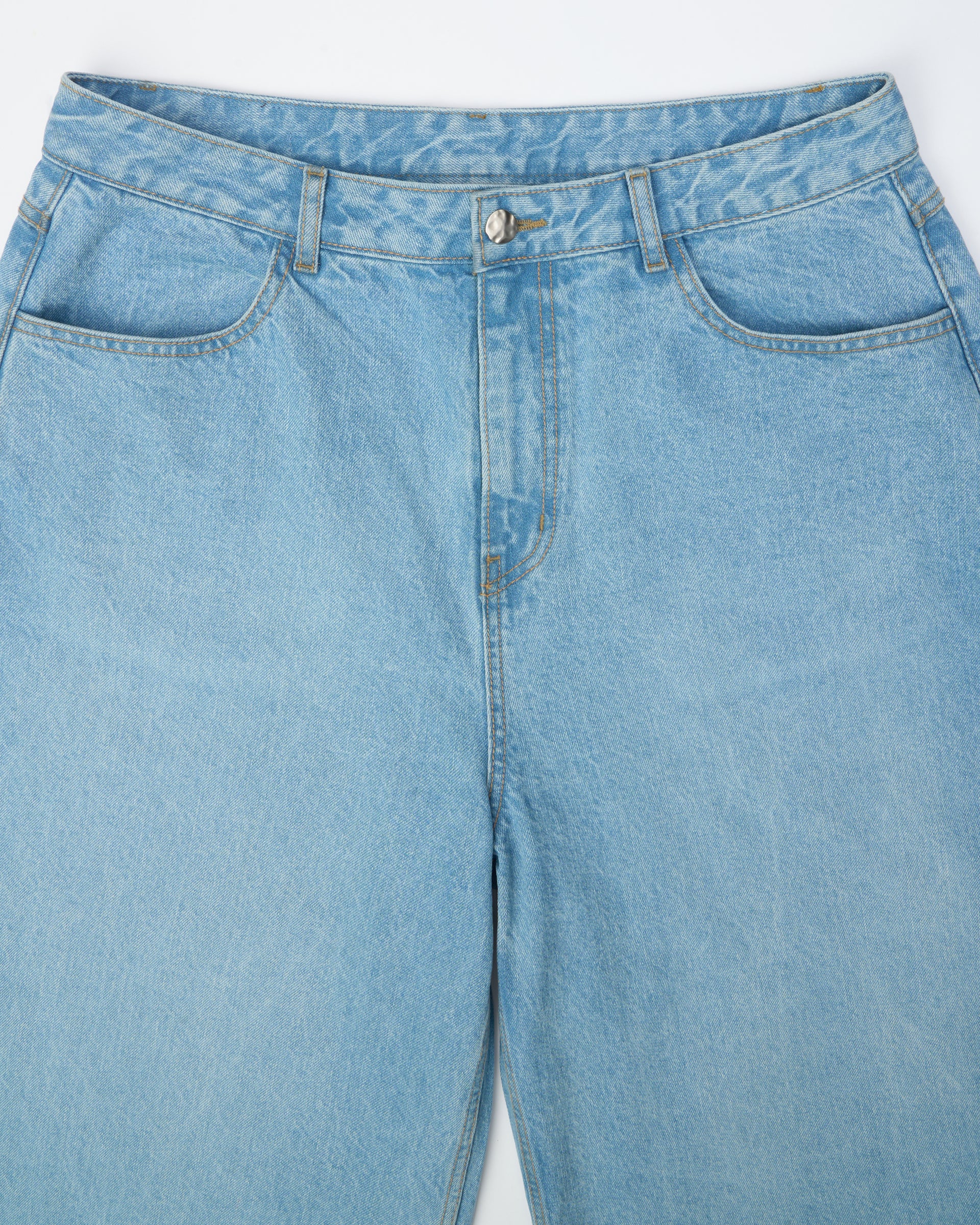 Ader Error - Sig; SV Tag short jeans 01 (Sky Blue) product image 4 | TRAB K-Fashion Australia