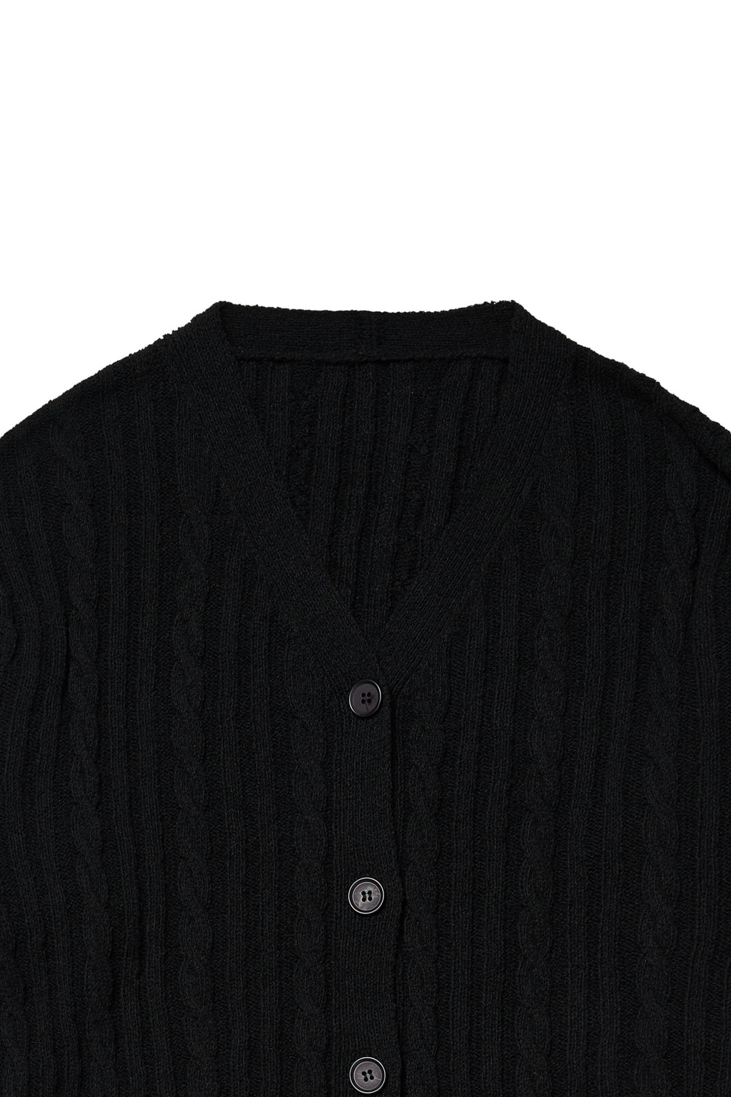 Deinet - Deinet Cable Cardigan (Black) product image 15 | TRAB K-Fashion Australia