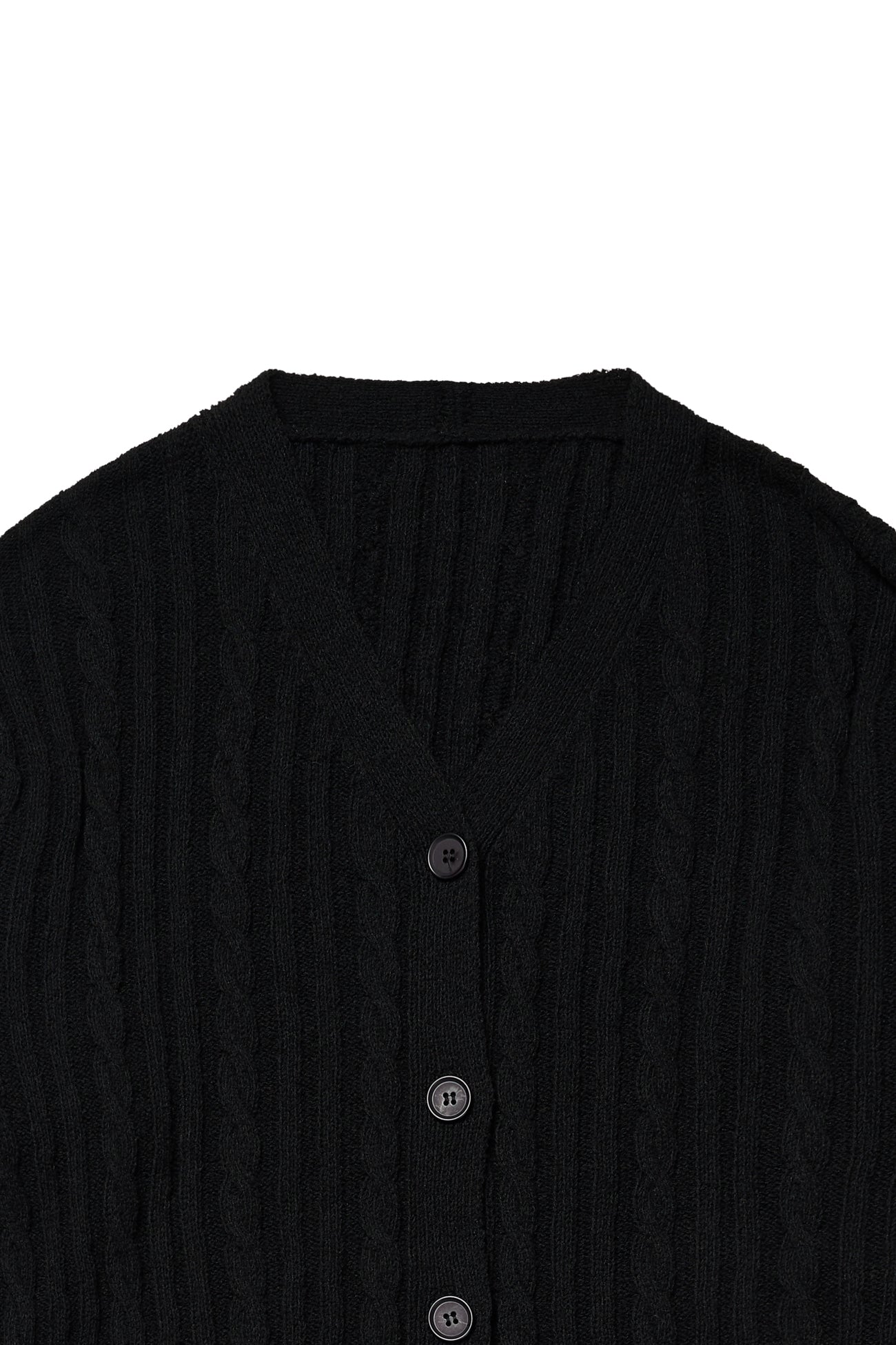 Deinet - Deinet Cable Cardigan (Black) product image 15 | TRAB K-Fashion Australia