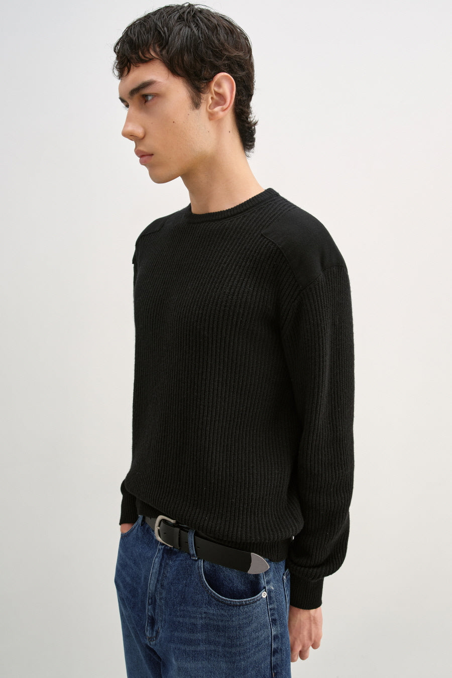 Insilence - Military Patch Pullover (Black) product image 4 | TRAB K-Fashion Australia