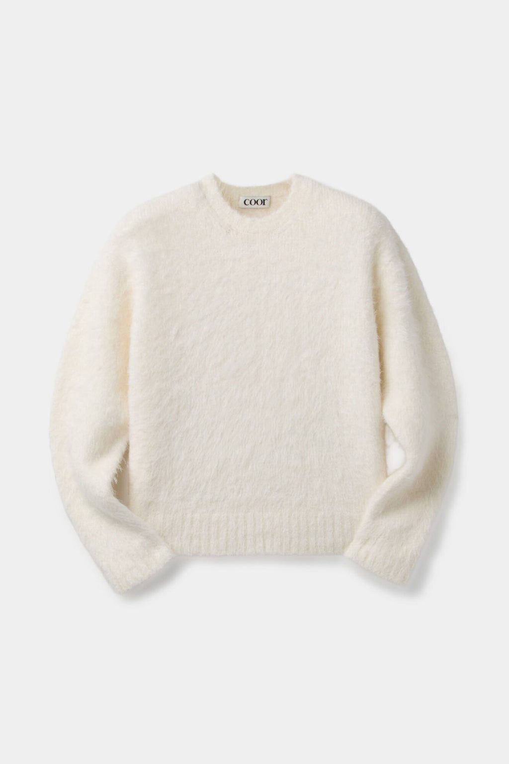Coor - Maxi Alpaca Blend Hairy Sweater (Ivory) product image 1 | TRAB K-Fashion Australia