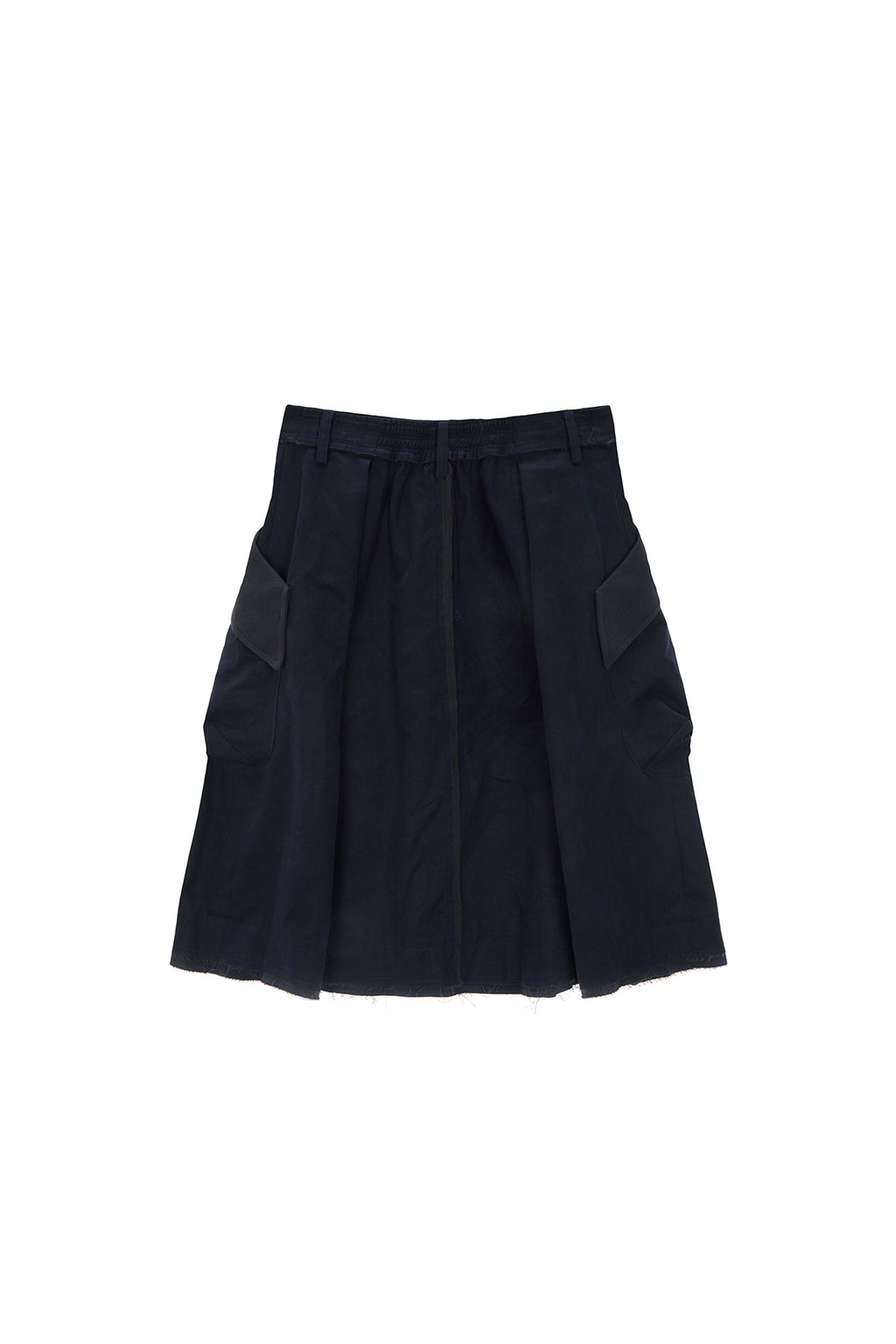 Matin Kim - Big Pocket Cargo Midi Skirt (Charcoal) product image 2 | TRAB K-Fashion Australia