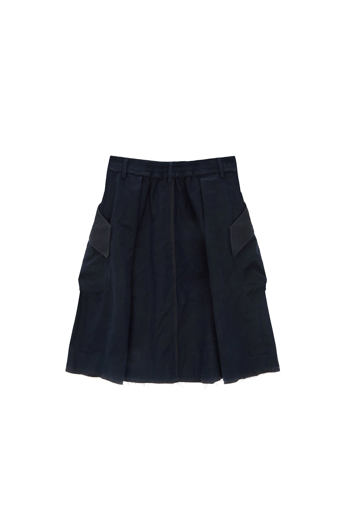 Matin Kim - Big Pocket Cargo Midi Skirt (Charcoal) product image 2 | TRAB K-Fashion Australia