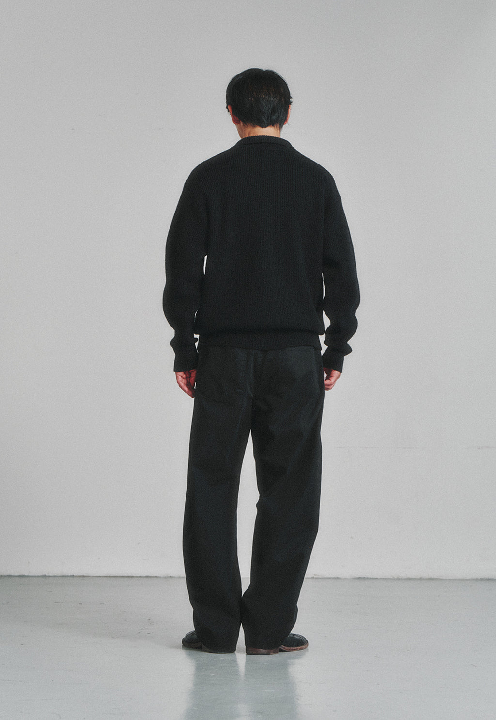 Art if acts - Half Zipup Turtle Neck Knit (Black) product image 4 | TRAB K-Fashion Australia