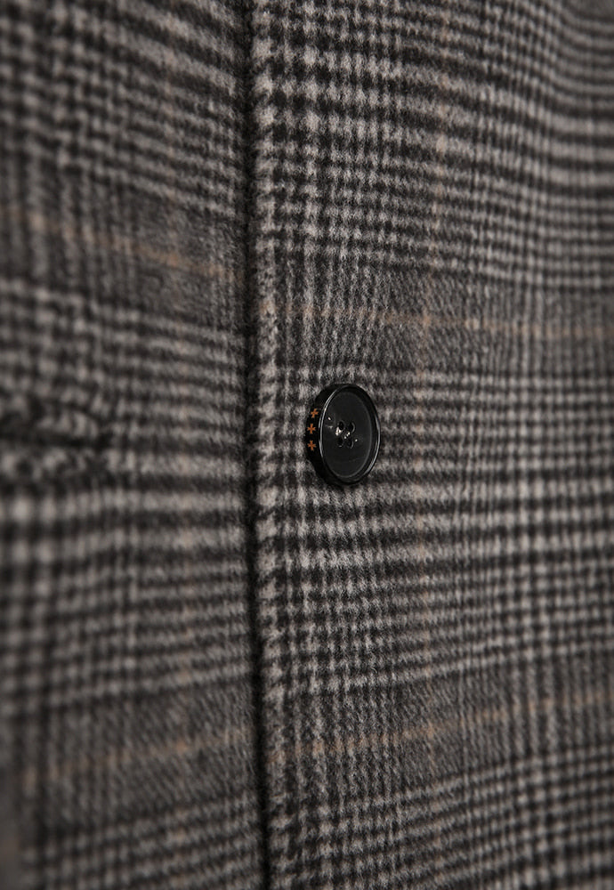 Tonywack - Sortie Wrap Coat (Brown Glen Check) product image 9 | TRAB K-Fashion Australia