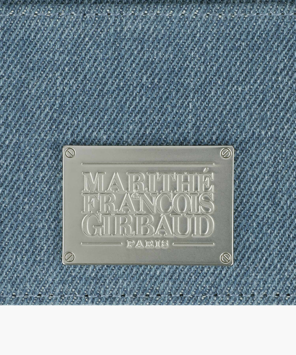 Marithe & Francois Girbaud - Classic Logo Zip Card Wallet (Blue) product image 3 | TRAB K-Fashion Australia