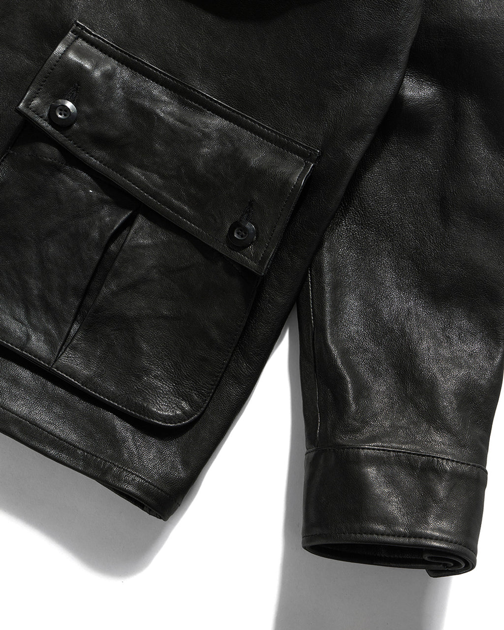 Eastlogue - Jungle Fatigue Leather Jacket (Black) product image 8 | TRAB K-Fashion Australia
