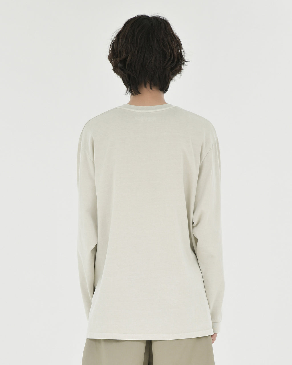 Brownyard - Washed Long Sleeve (Washed Beige) product image 2 | TRAB K-Fashion Australia